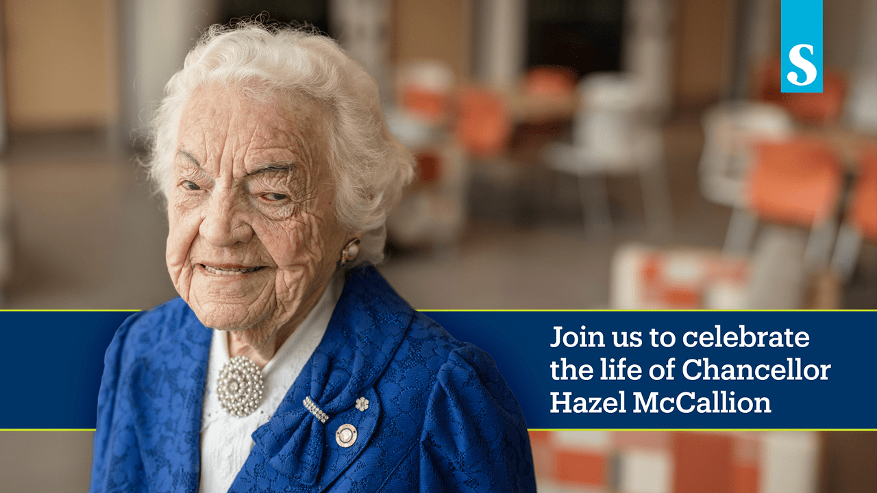 Join us to celebrate the life of Chancellor Hazel McCallion